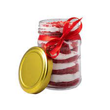 Red velvet Jar Cake
