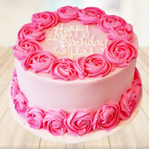 Rose Vanilla Cake
