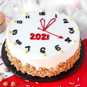 Clock Butterscotch Cake